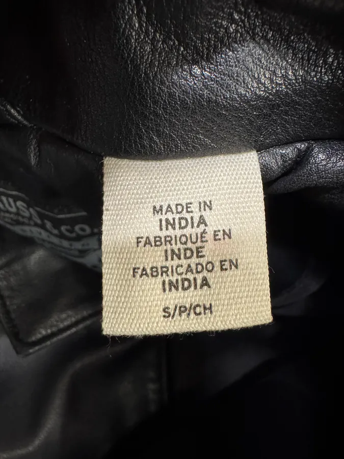 Levi’s Black Bovine Leather Shirt - Image 11