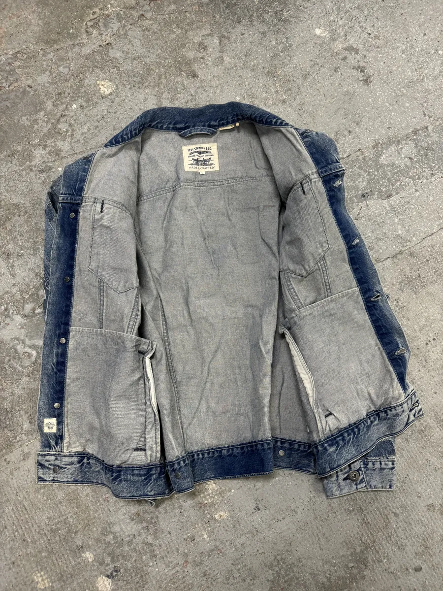 Levi's Made & Crafted Unique Denim Patchwork Jacket - Image 13