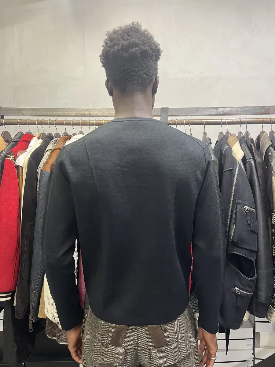 Louis Vuitton Black Buttoned Gilet Cardigan - Image 4