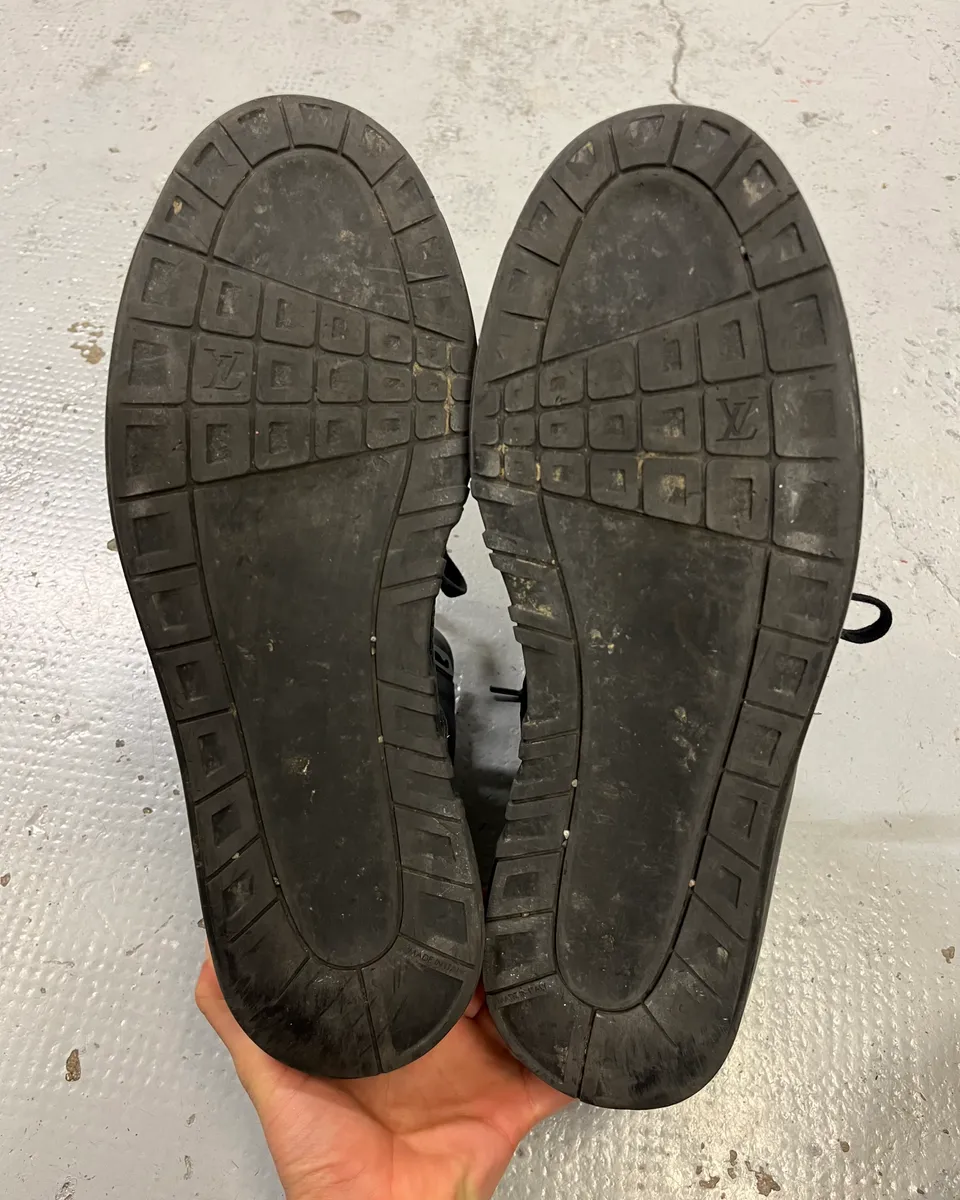 Louis Vuitton Black High Strap Trail Blazer Sneakers - Image 10