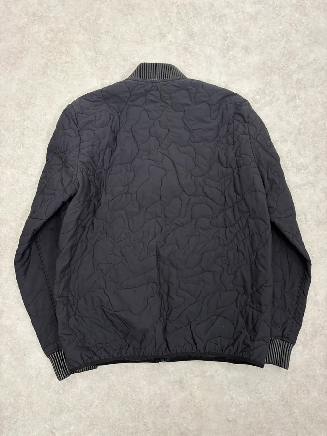 Louis Vuitton Black Quilted Nylon Bomber Jacket - Image 6