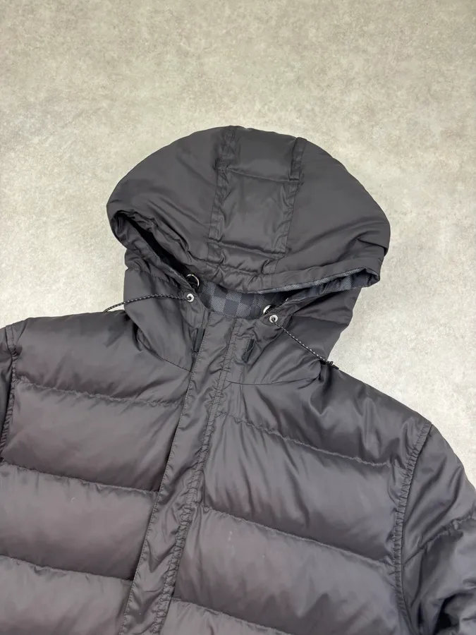 Louis Vuitton Black Reversible Damier Puffer Jacket - Image 11
