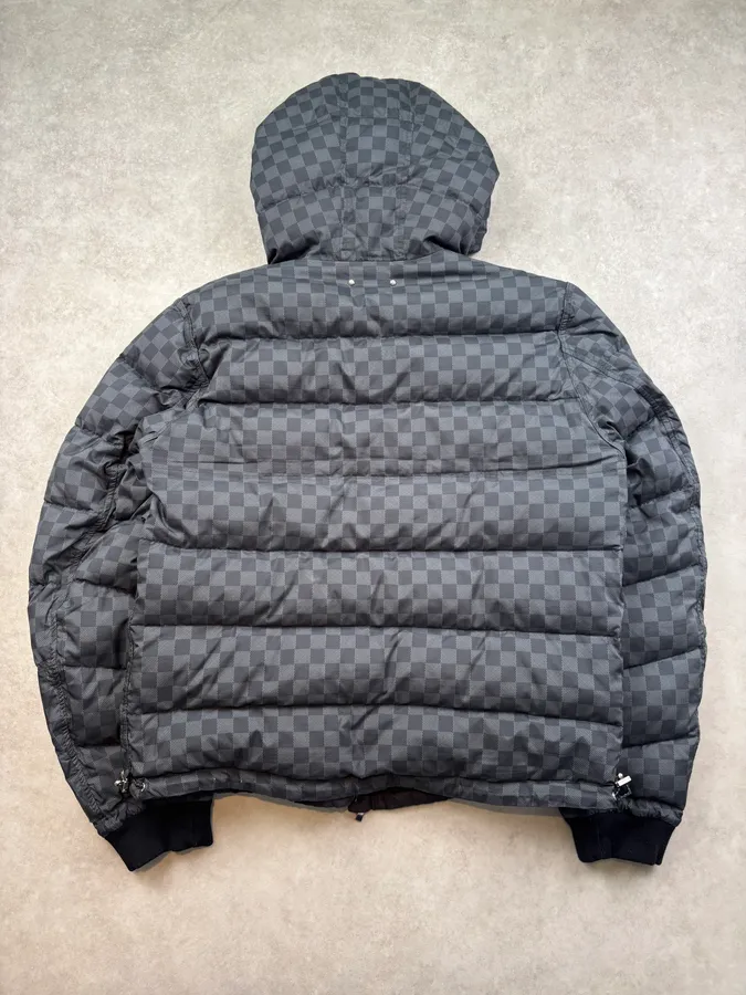 Louis Vuitton Black Reversible Damier Puffer Jacket - Image 7