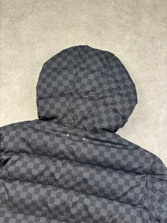 Louis Vuitton Black Reversible Damier Puffer Jacket - Image 8
