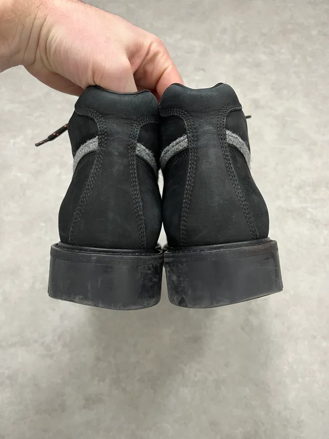 Louis Vuitton Black Suede Leather Boots - Image 5