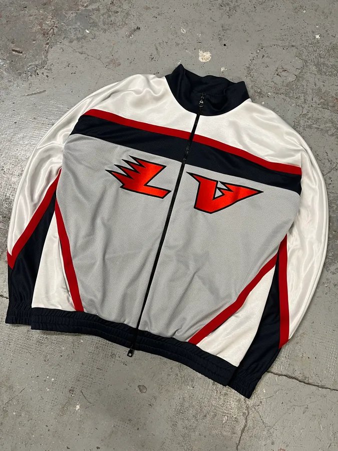 Louis Vuitton Embellished LV Graphic Hockey Tracktop Jacket - Image 5