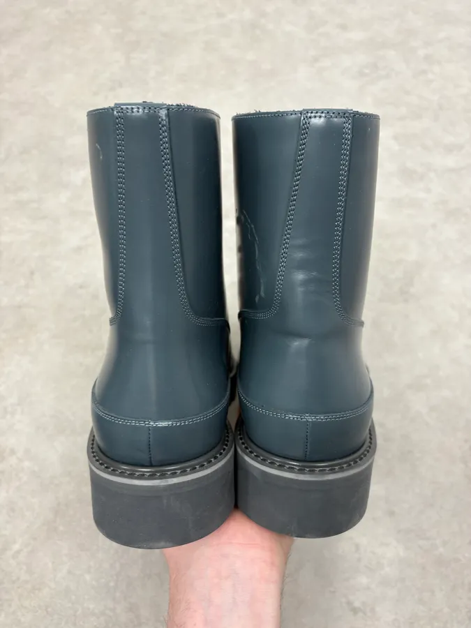 Louis Vuitton Night Blue Sample Leather Boots by Virgil Abloh - Image 7