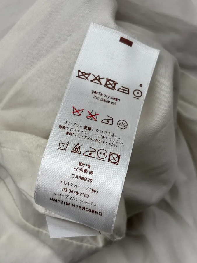Louis Vuitton White Light Calf Leather Jacket - Image 12
