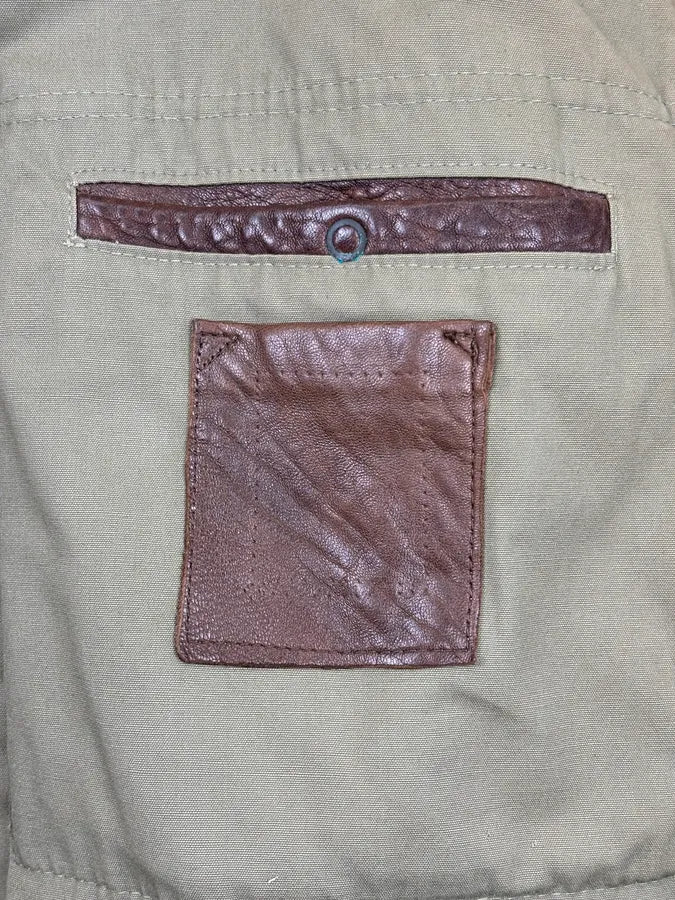 Mac Douglas Khaki Swedish Cargo Bomber Jacket - Image 12