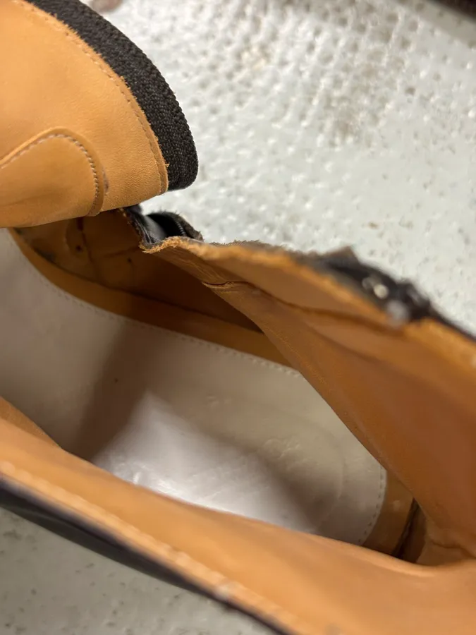 Maison Margiela Black Leather Zip Boots - Image 9