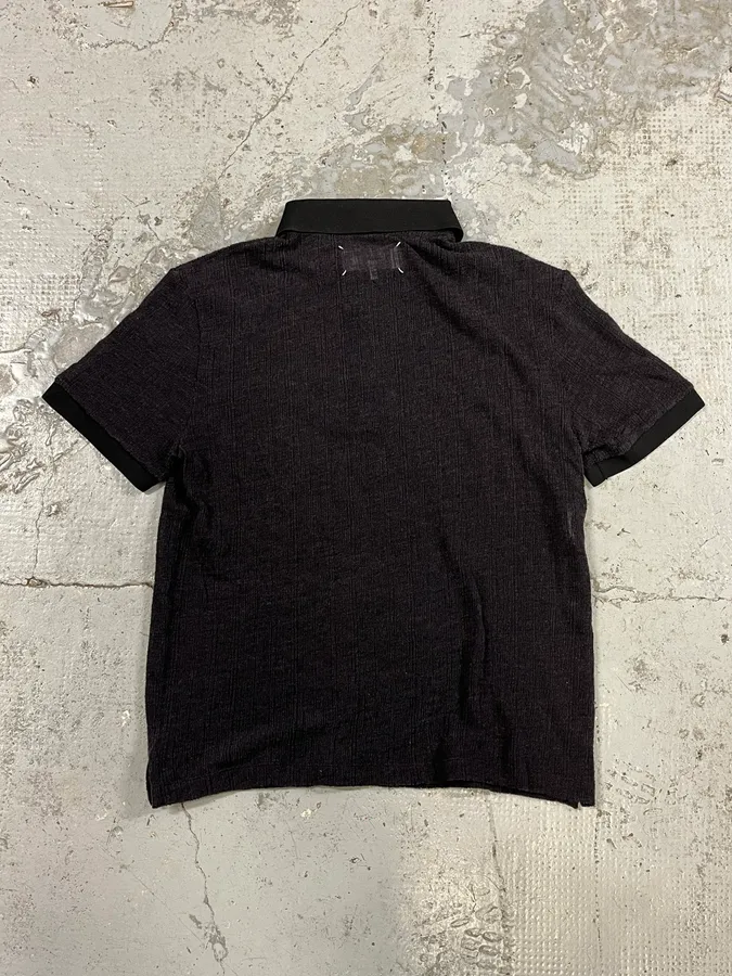 Maison Margiela Black Light Signature Polo Shirt - Image 5