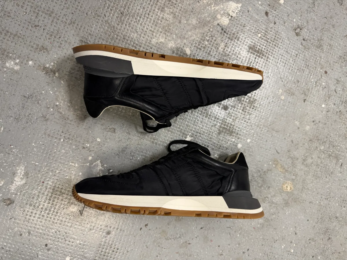 Maison Margiela Black Low Trainers Sneakers - Image 7
