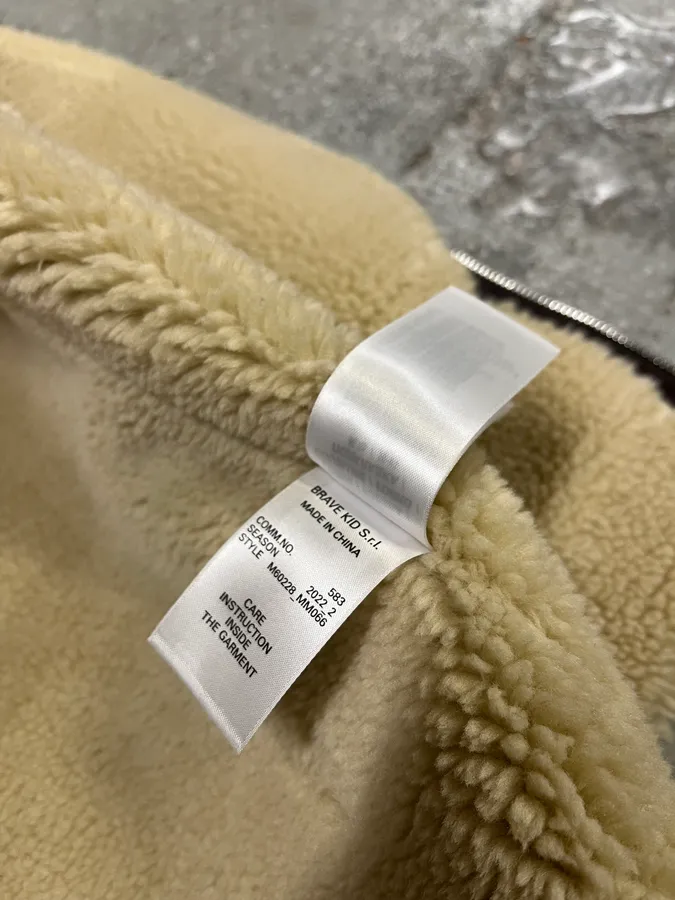 Maison Margiela Brown 5 Zips Shearling Leather Vest - Image 14