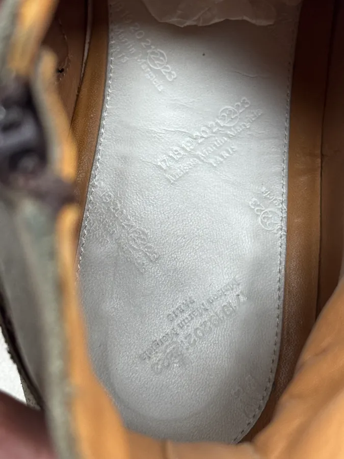 Maison Margiela Brown Eroded Leather Boots - Image 7