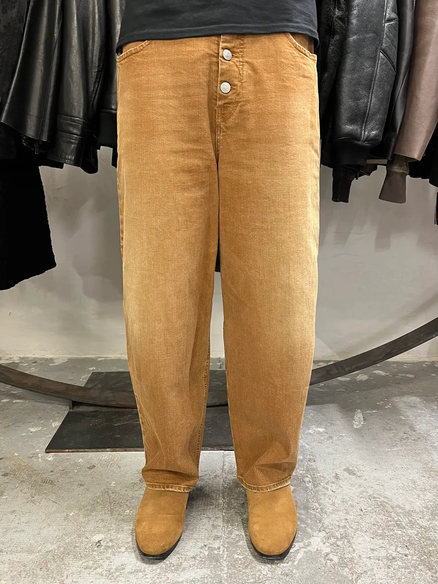 Maison Margiela Brown Large Relaxed Pants - Image 3