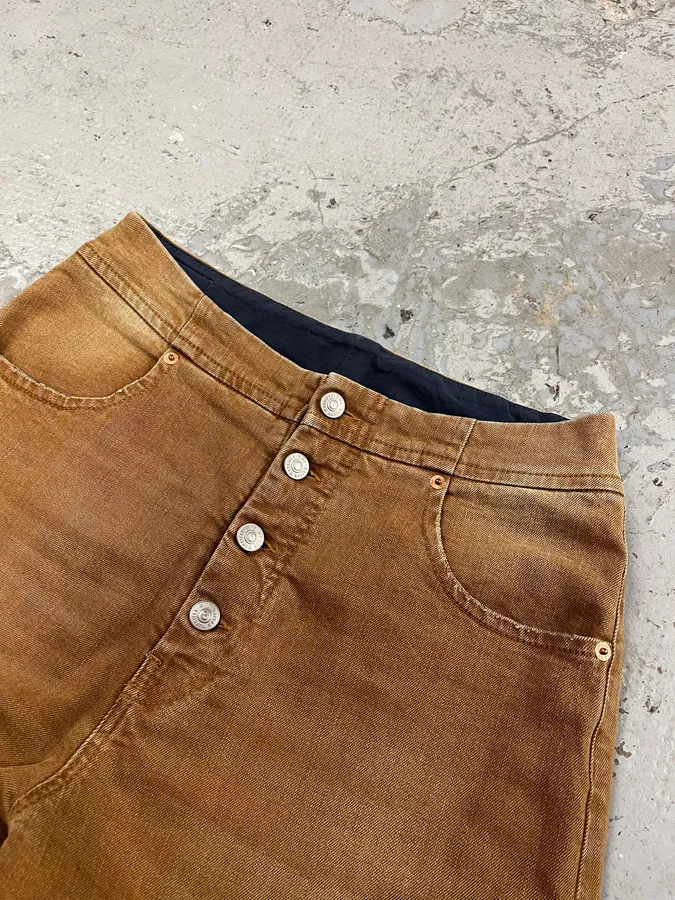Maison Margiela Brown Large Relaxed Pants - Image 5