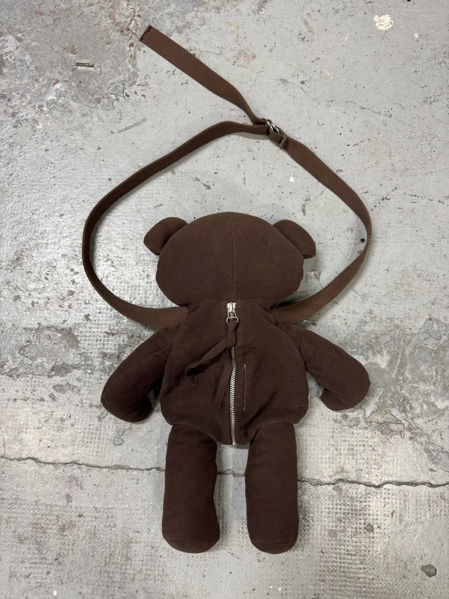 Maison Margiela Brown Teddy Bear Bag - Image 2