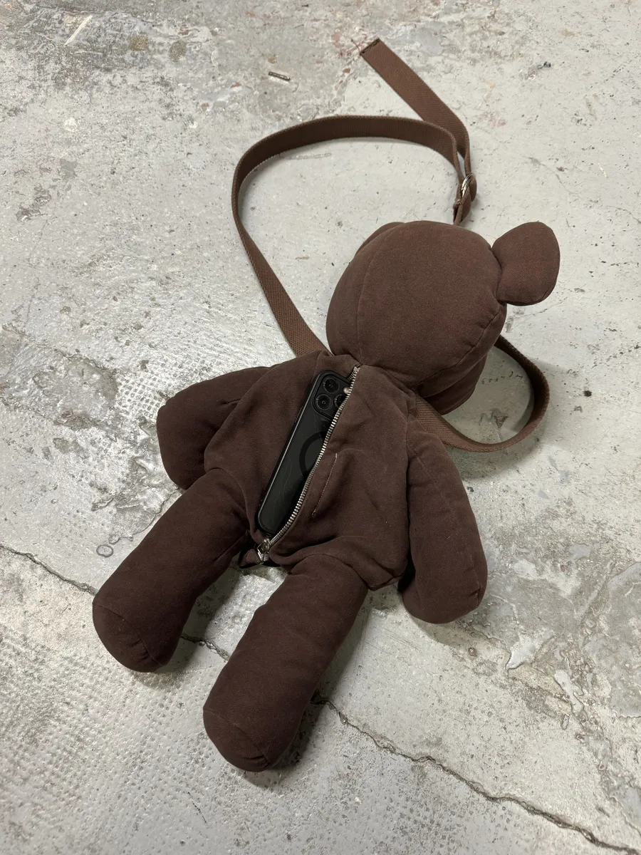 Maison Margiela Brown Teddy Bear Bag - Image 7