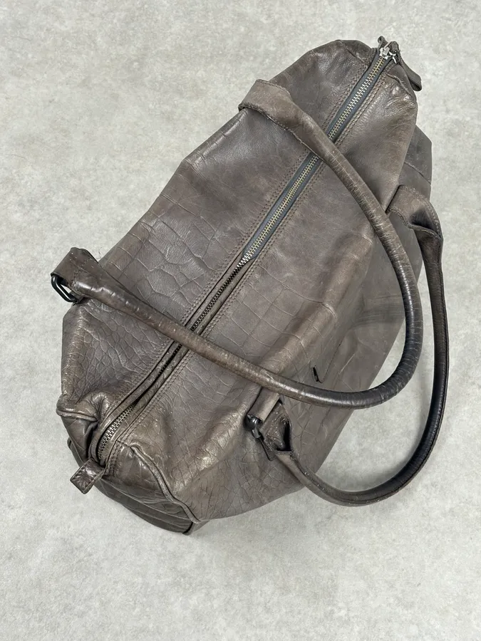 Maison Margiela Crocodile Effect Signature Leather Handle Bag - Image 12