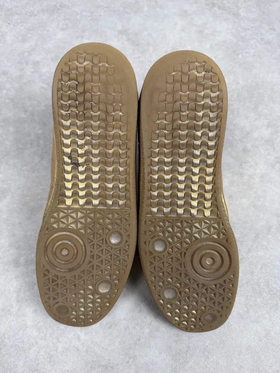 Maison Margiela Future Gold Patina Leather Sneakers - Image 11