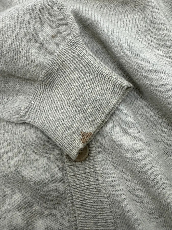 Maison Margiela Grey Signature Cardigan Sweater - Image 9