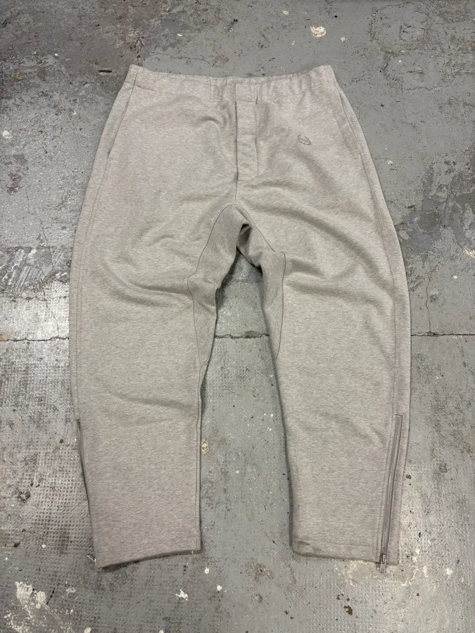 Maison Margiela Grey Zippered Sweatpants - Image 3