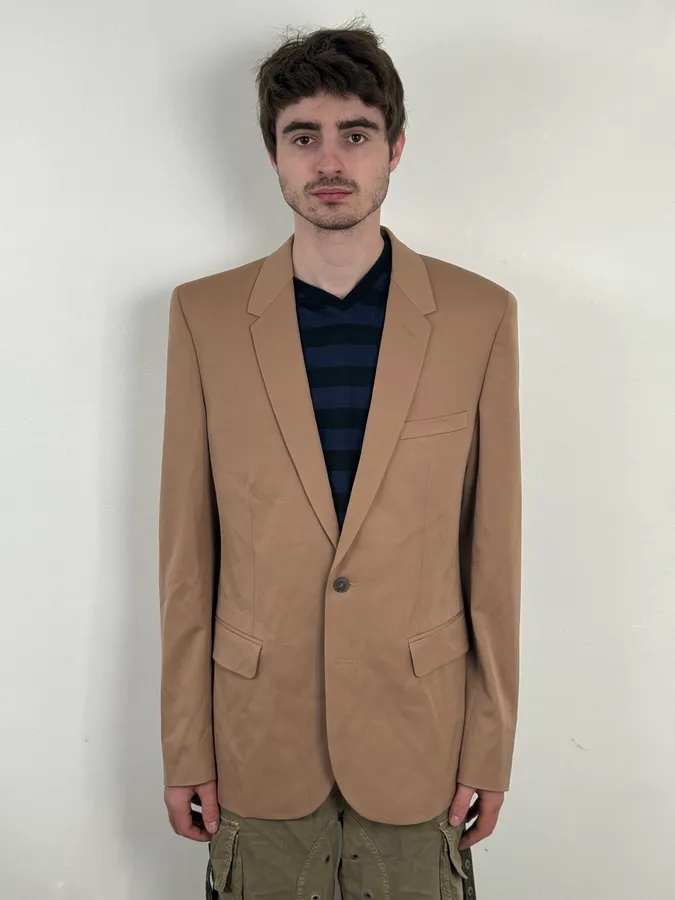 Maison Margiela H&M Beige Contemporary Blazer Jacket - Image 2