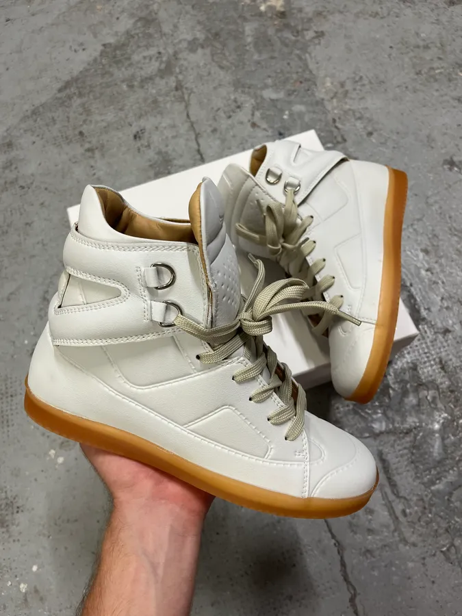 Maison Margiela H&M White High Sneakers