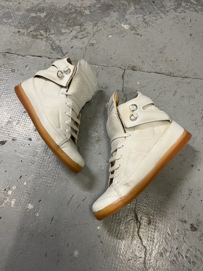 Maison Margiela H&M Gum White High Sneakers - Image 4