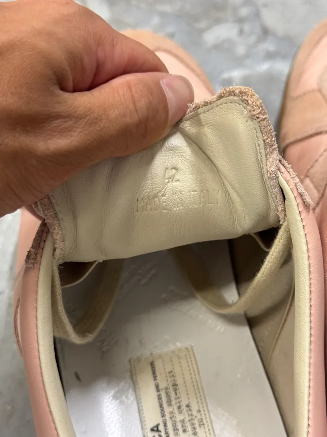 Maison Margiela Replica Gats Pink Leather Shoes - Image 8