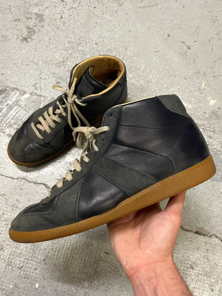 Maison Margiela Replica High Navy Gats Shoes