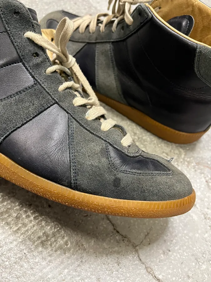 Maison Margiela Replica High Navy Gats Shoes - Image 10