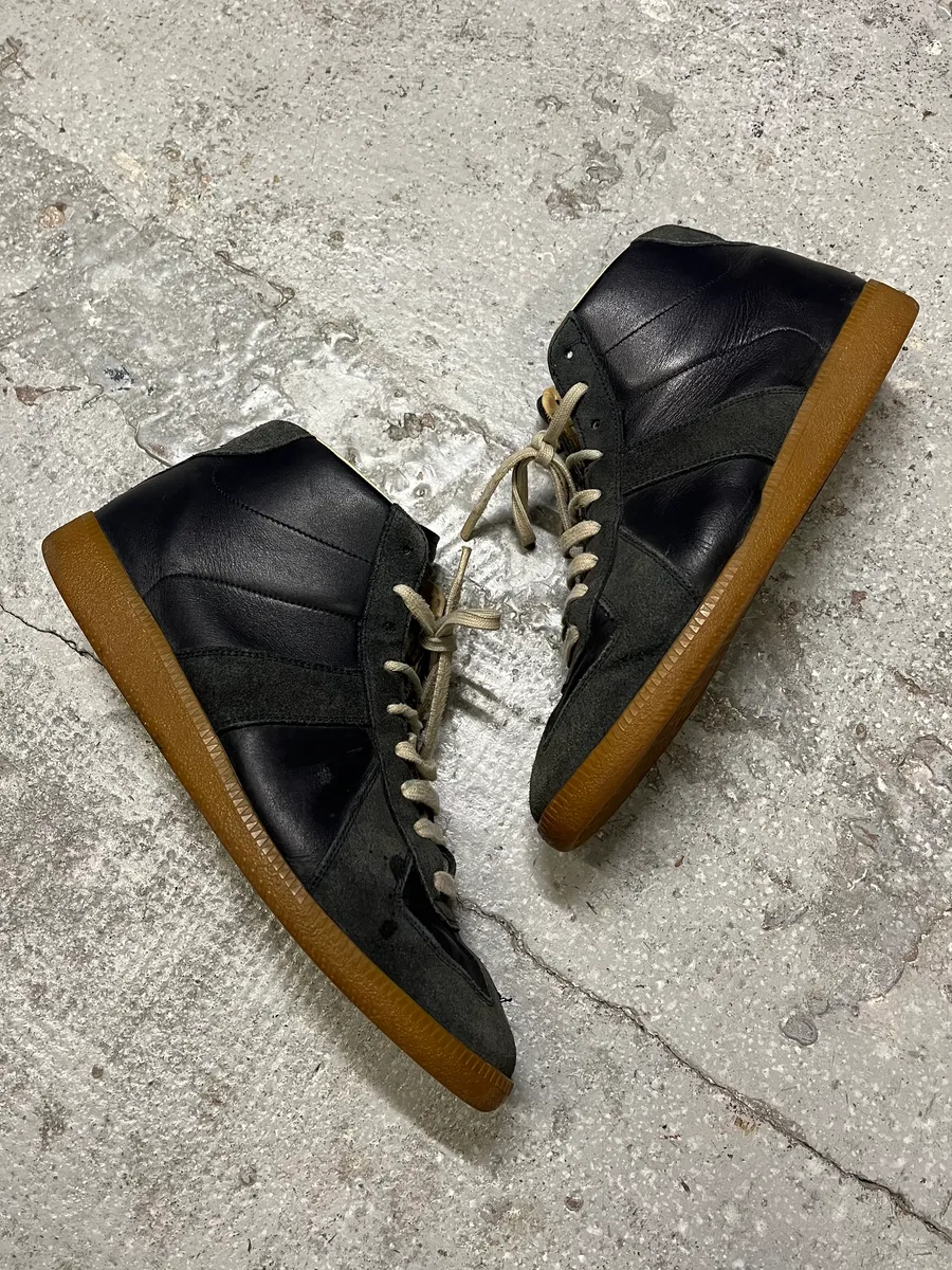 Maison Margiela Replica High Navy Gats Shoes - Image 3