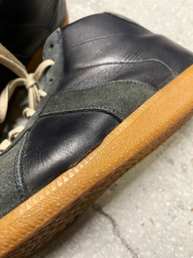 Maison Margiela Replica High Navy Gats Shoes - Image 9