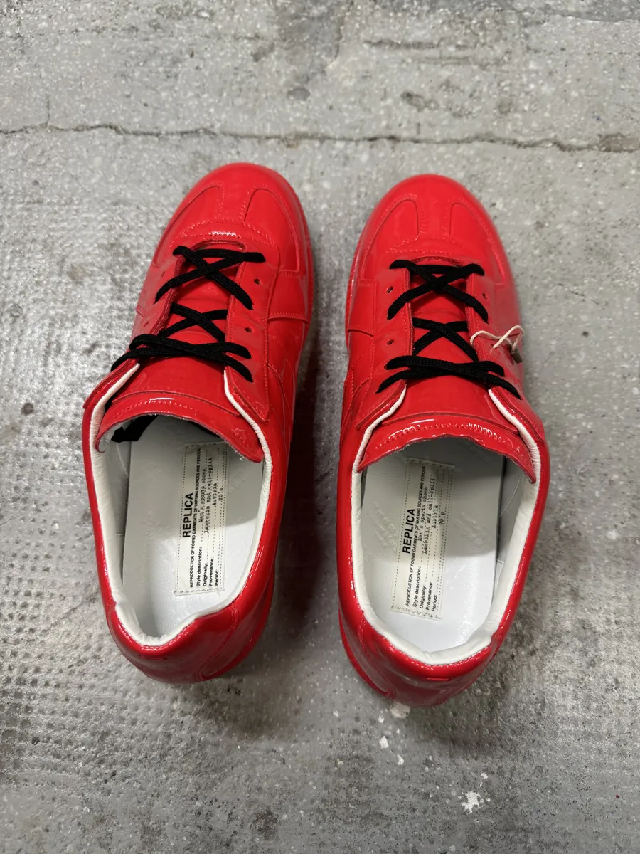Maison Margiela Replica Red Patent Shoes - Image 4