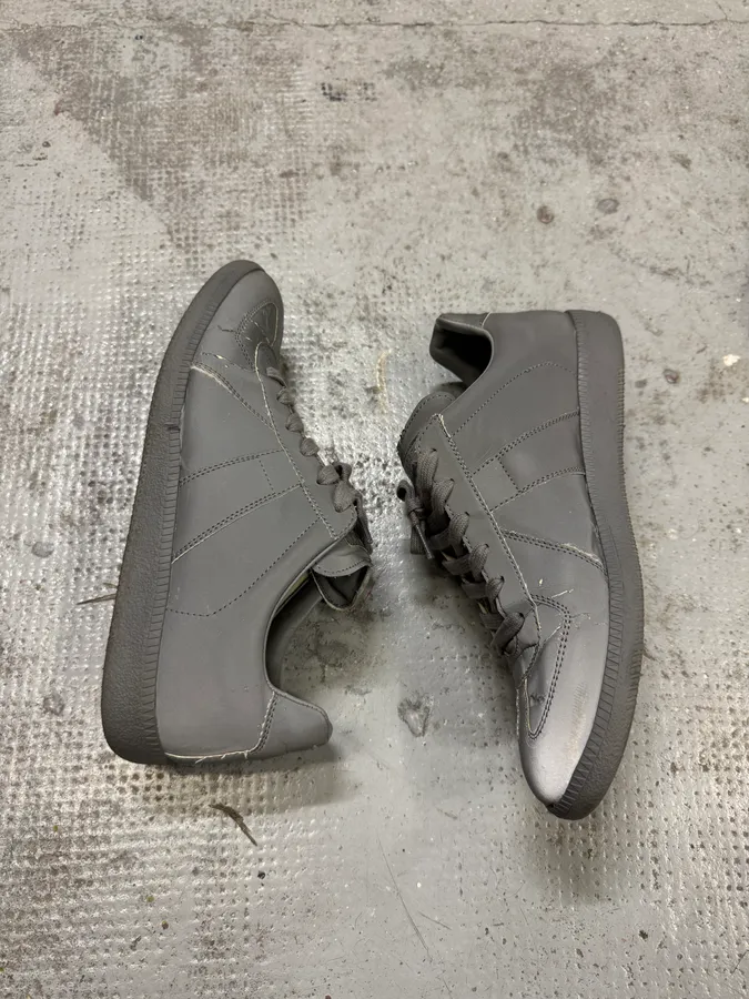 Maison Margiela Replica Reflective Grey Low Army GAT Sneakers - Image 6