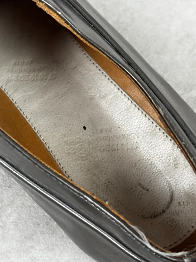 Maison Margiela Silver Grey Derby Shoes - Image 8