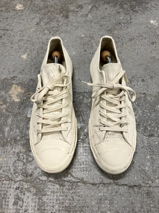 Maison Margiela x Converse Cracked Paint White - Image 3