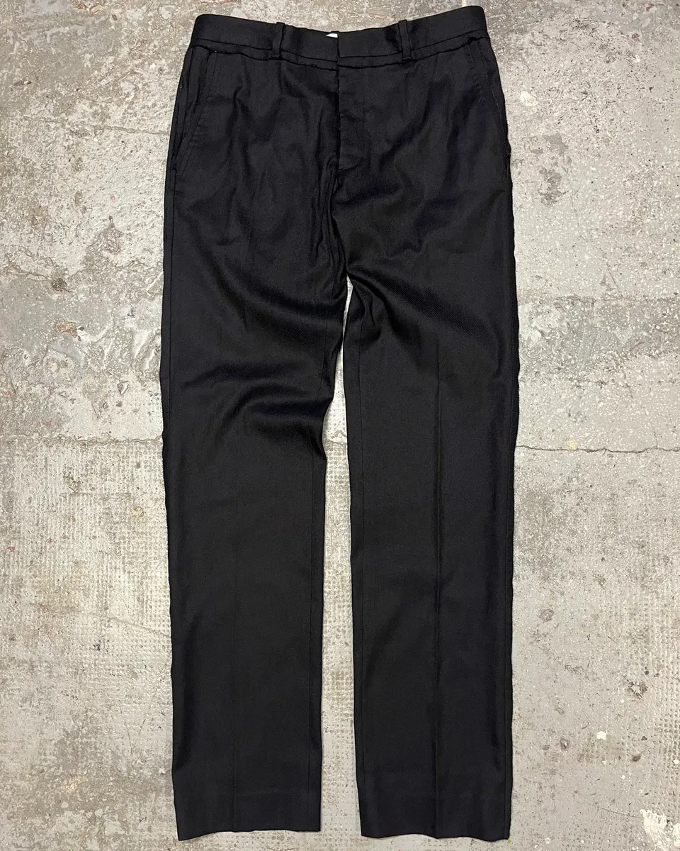 Maison Martin Margiela Black Wool Tailored Pants