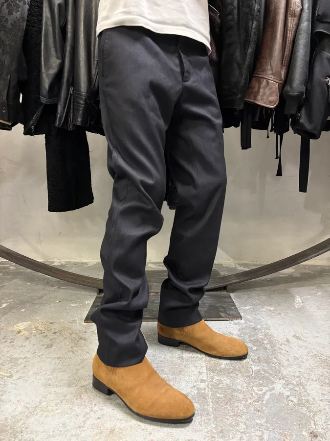 Maison Martin Margiela Black Wool Tailored Pants - Image 2