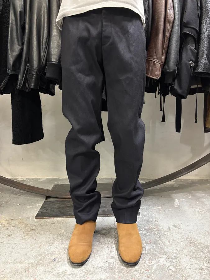 Maison Martin Margiela Black Wool Tailored Pants - Image 3