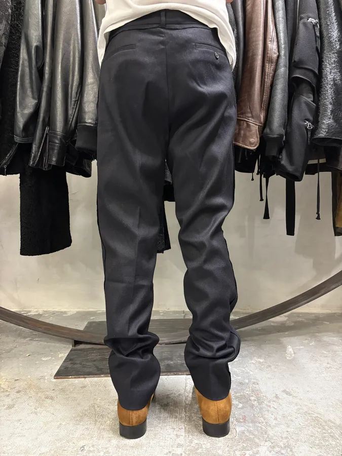 Maison Martin Margiela Black Wool Tailored Pants - Image 4