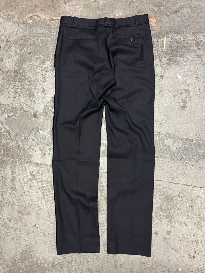Maison Martin Margiela Black Wool Tailored Pants - Image 7