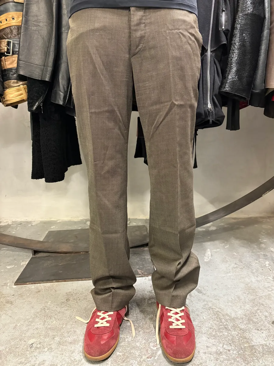 Maison Martin Margiela Brown Tailored Pants - Image 2