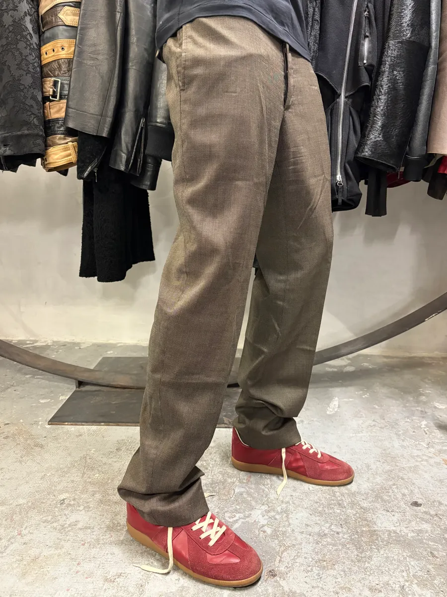 Maison Martin Margiela Brown Tailored Pants - Image 4