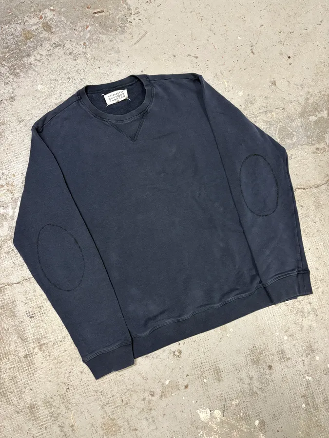 Maison Martin Margiela Navy Crewneck Sweater - Image 4