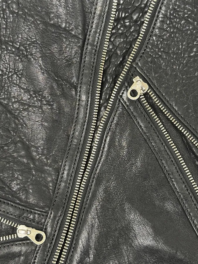 Marc Jacobs Black Multi-Zip Textured Leather Crossbody Bag - Image 9