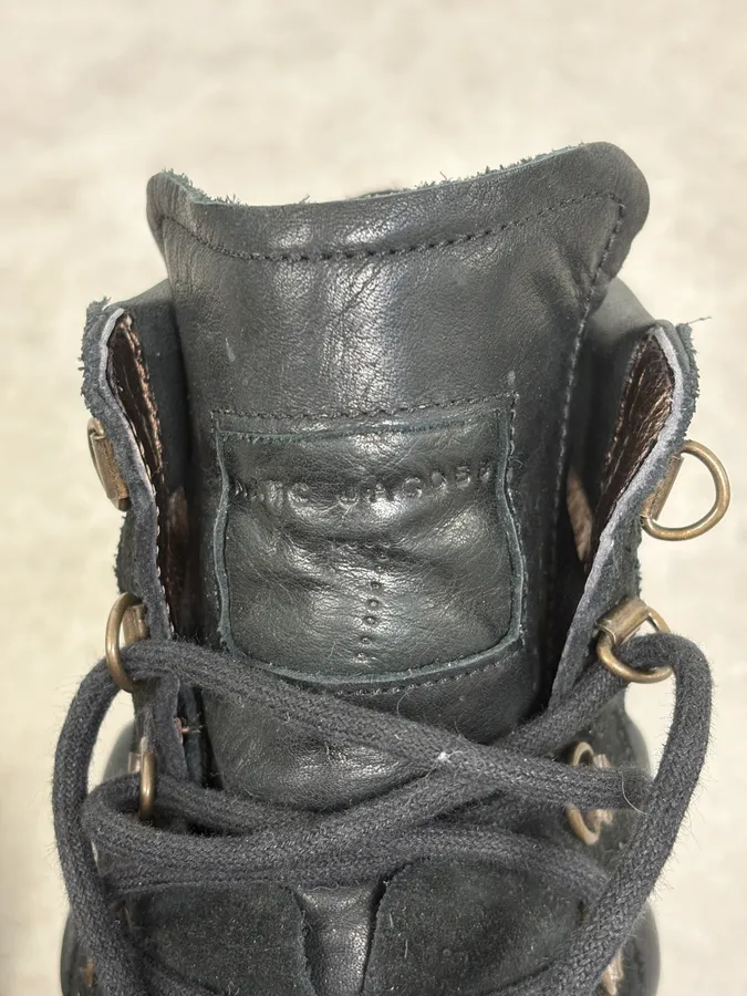 Marc Jacobs Black Quilted High-Top Leather Sneaker - Image 8