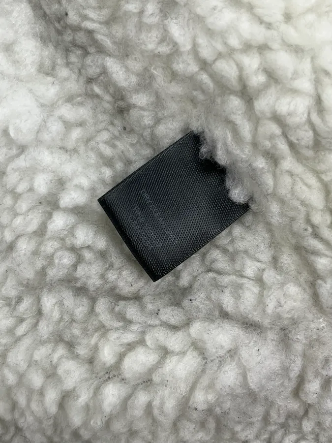 Marc Jacobs Grey Fur Hooded Cargo Zip Up Sweater - Image 10
