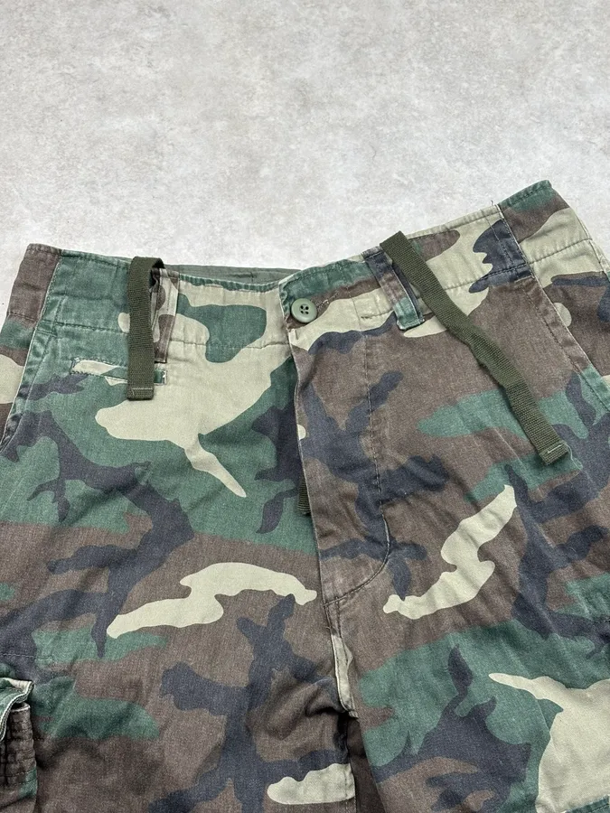 Marc Jacobs Olive Camo Cargo Shorts - Image 5